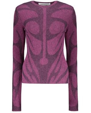 PAOLINA RUSSO Round-Neck Knitwear - Viola