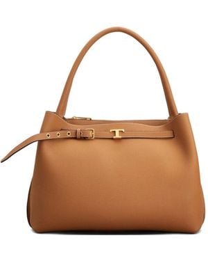 Tod's Tassen ,Bruin ,Leer Mini Leren Tote Bag