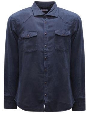Sun 68 Casual Shirts - Blue