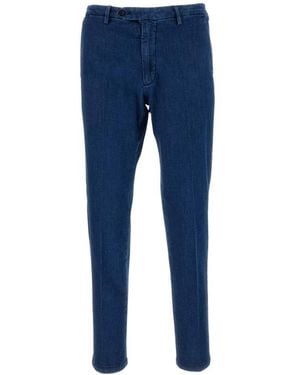 BRIGLIA Slim-Fit Trousers - Blue