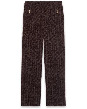 Drole de Monsieur Straight Trousers - Brown