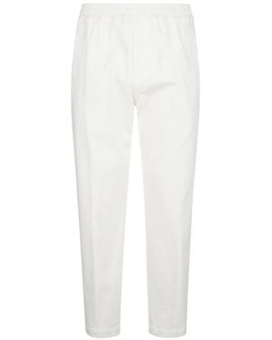Eleventy Slim-Fit Trousers - White