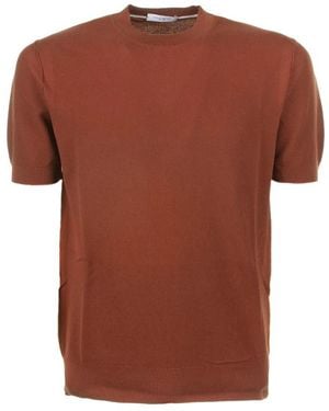 Paolo Pecora Round-Neck Knitwear - Marron