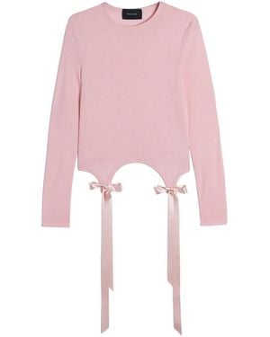 Simone Rocha Long Sleeve Tops - Pink