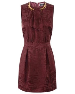 Elisabetta Franchi Short Dresses - Red