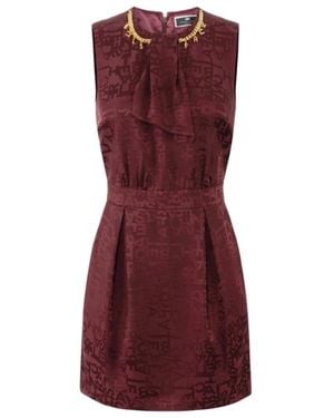 Elisabetta Franchi Short Dresses - Red