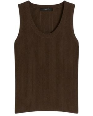 Weekend by Maxmara Sleeveless Tops - Brown