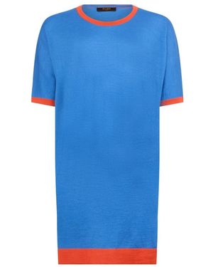 Moorer Short Dresses - Blue