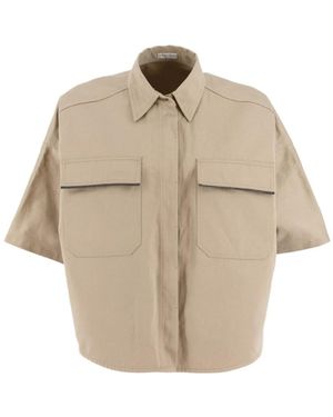 Brunello Cucinelli Shirts - Naturel