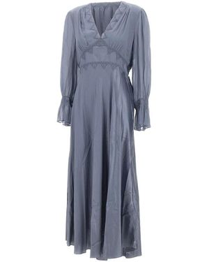 RIXO London Kleedjes ,Blauw ,Satijn Arlena Dress