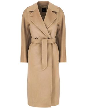 Weekend Double-Breasted Coats - Neutro