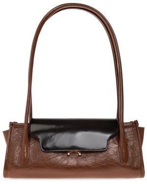 Marni Trunkette Schultertasche - Braun