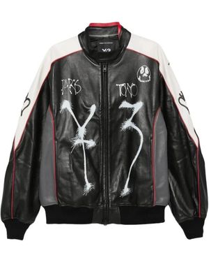 Y-3 Bomber Jackets - Black