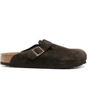 Birkenstock Suede Leather Mocca Regular Schuhe - Braun