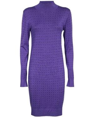 Karl Lagerfeld Knitted Dresses - Violet