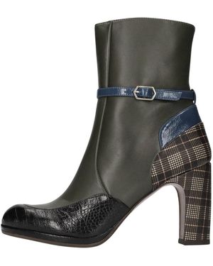 Chie Mihara Lederschaftsstiefelette - Schwarz