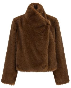 BB COUTURE Faux Fur & Shearling Jackets - Brown
