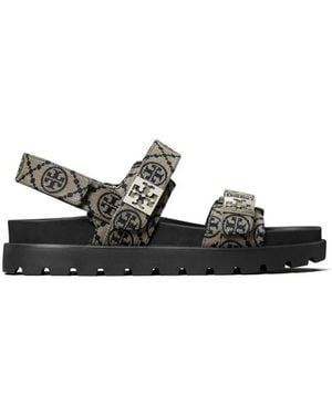 Tory Burch Flat Sandals - Negro