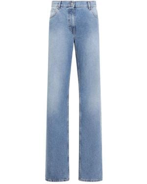 Calvin Klein Jeans ,Blauw ,Katoen 02 Lage Straight Jeans
