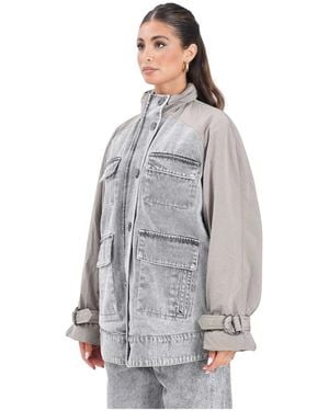 ARMANI EXCHANGE Denim Jackets - Grey