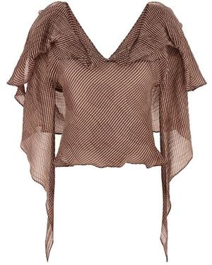 Kiko Kostadinov Blouses - Brown