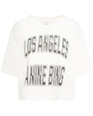 Anine Bing T-Shirts - Blanco