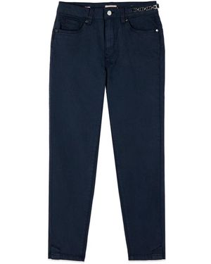 Oltre Cropped Trousers - Azul