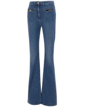 Elisabetta Franchi Flared Jeans - Blue