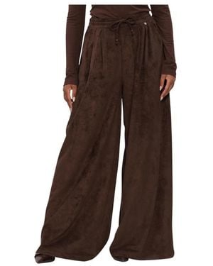 Nukus Bertie Pants Suede - Braun