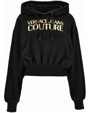 Versace Hoodies & Sweatvesten ,Zwart ,Truien