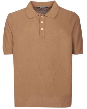 Tagliatore Poloshirt Mit Kurzen Ärmeln - Braun