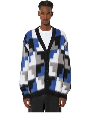 Marcelo Burlon Cardigans - Blau