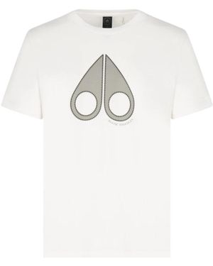 Moose Knuckles T-Shirts - White