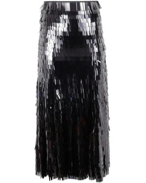 Self-Portrait Maxi Skirts - Noir