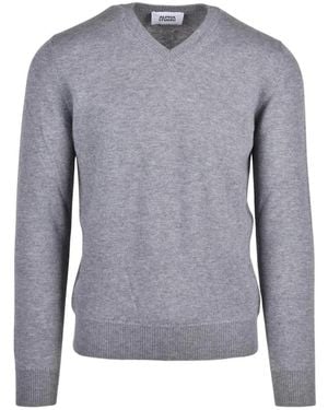 Alpha Studio Pullover Mit V-Ausschnitt - Grau
