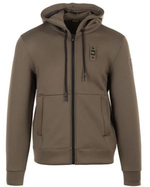 Blauer Hoodies & Sweatvesten ,Bruin ,Zip-Throughs - Groen