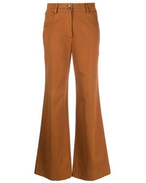 forte_forte Wide Trousers - Brown