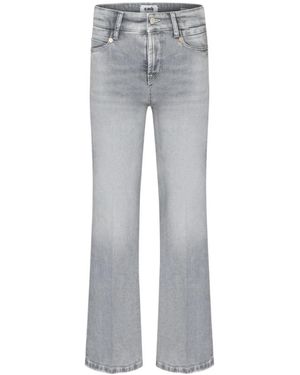 Cambio Boot-Cut Jeans - Grey