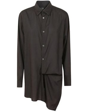 Yohji Yamamoto Shirt Dresses - Black