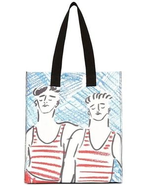 MSGM Tote Bags - Multicolor