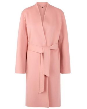 Marc Cain Elegant Jas Van Pure Wol - Roze