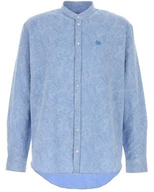 Etro Casual Shirts - Blauw