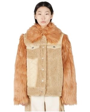 UGG Faux Fur & Shearling Jackets - Brown