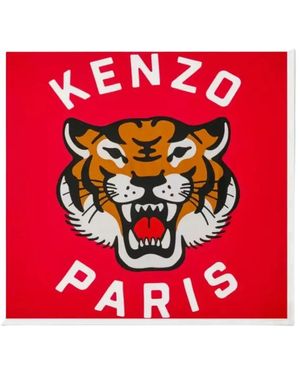 KENZO Silky Scarves - Rojo