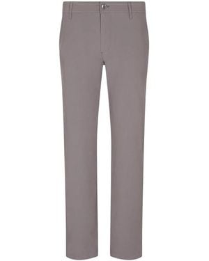 ARMANI EXCHANGE Solid Mid-Rise Ultra Stretch Chinos - Grau
