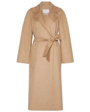 Max Mara Jassen ,Bruin ,Ready Icon Coat - Naturel