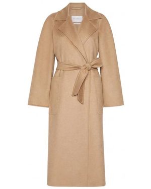 Max Mara Jassen ,Bruin ,Ready Icon Coat - Naturel