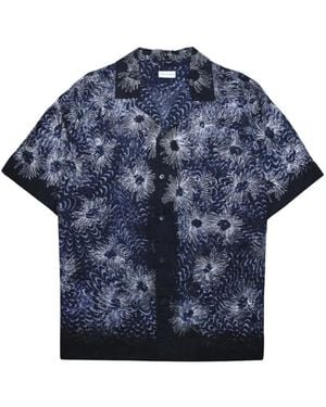 Dries Van Noten Short Sleeve Shirts - Blu