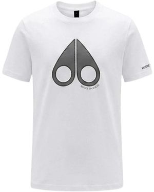 Moose Knuckles T-Shirts - Blanco