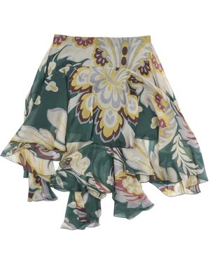 Etro Rokken ,Veelkleurig ,Short Skirts - Groen